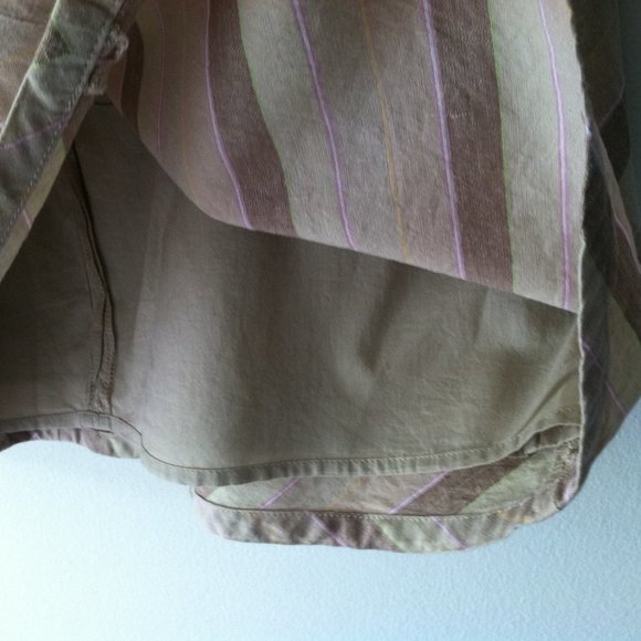 Gap A-line  striped lined skirt - Picture 6 of 10